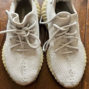 Adidas Yeezy Boost 350 V2 in Light Gray and Cream